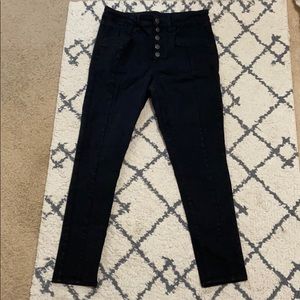 AE Black HI-Rise Jegging 12 Short